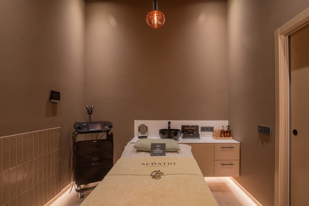 Cabina Fuego centro de estética Sedatio