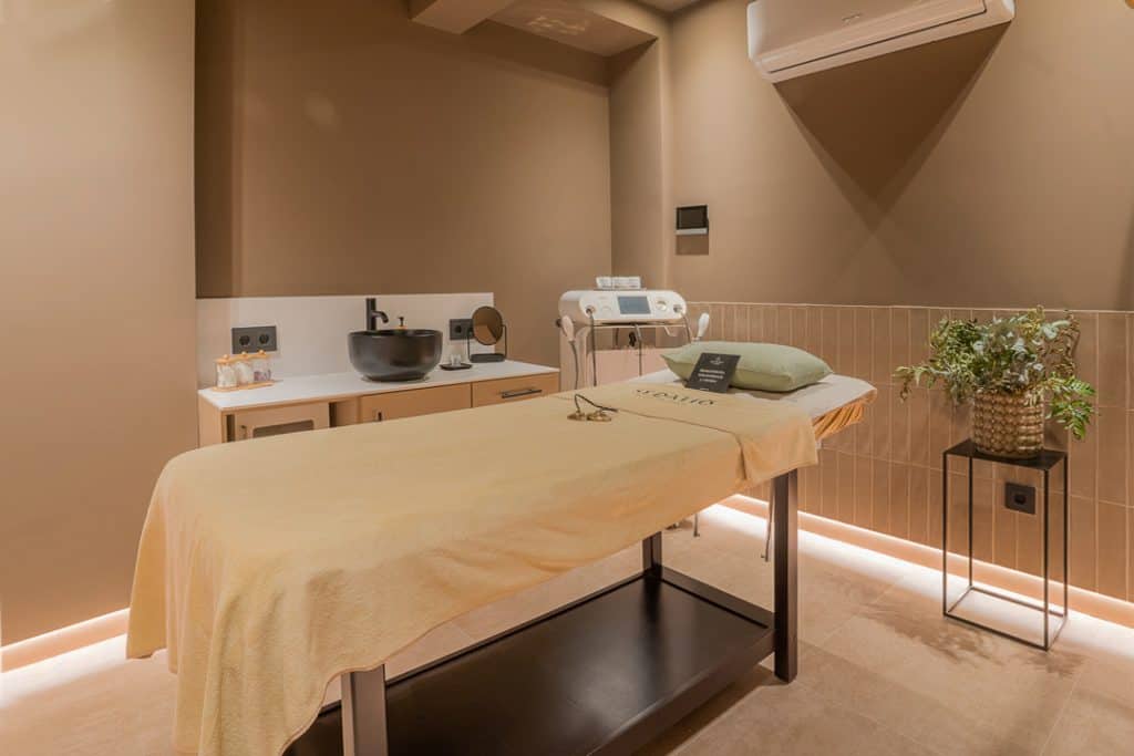 Cabina Fuego centro de estética Sedatio